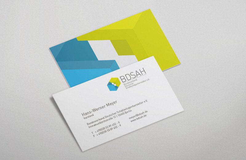 BDSAH Visitenkarte im Corporate Design